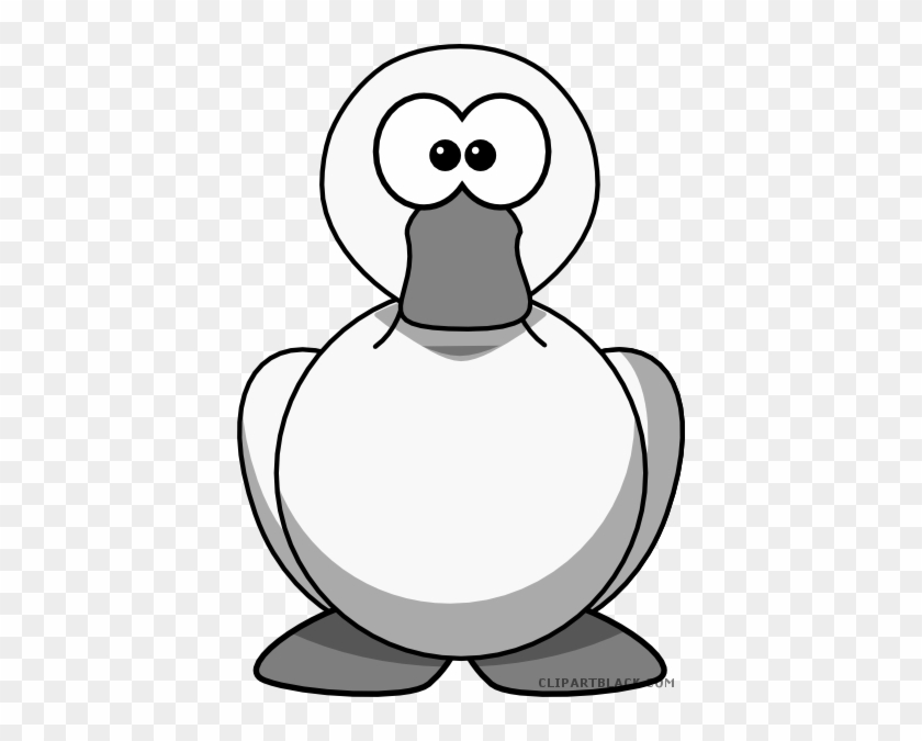 Rubber Duck Animal Free Black White Clipart Images - Goose Png Clipart #285843