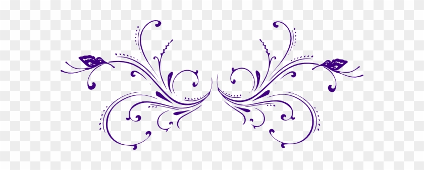 Butterfly Border Clipart - Purple Butterfly Border Clipart #285920