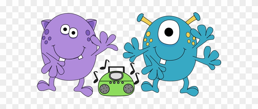 Dancing Monster Clip Art #285983