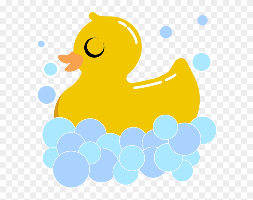 Rubber Duck In Bubbles Transparent #286007
