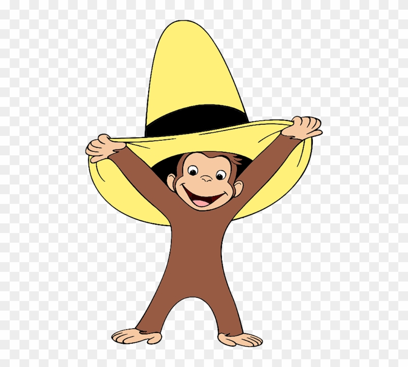 Curious George Wearing Yellow Hat - Curious George In The Yellow Hat #286071