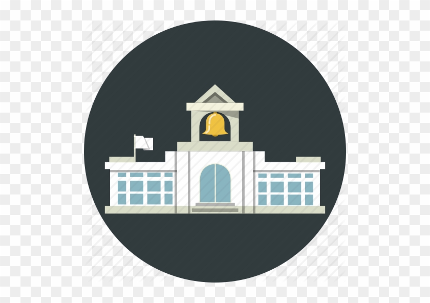 School Building Clipart Png - School College Icon #286094