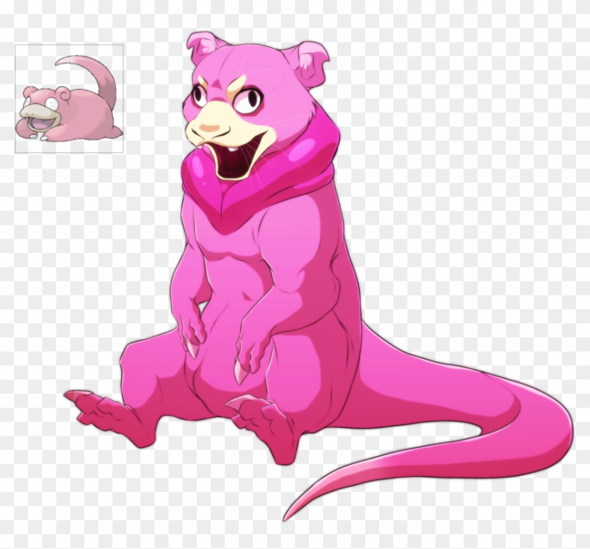 Slowpoke- The Pink Enigma By Blueharuka - Slowpoke Pokemon #286120