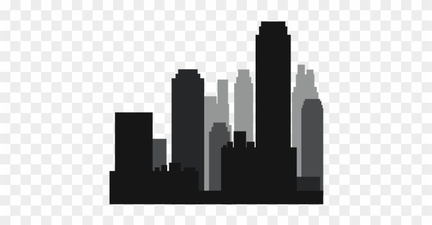 Buildings Silhouette Vector Icon - Vector Graphics #286150