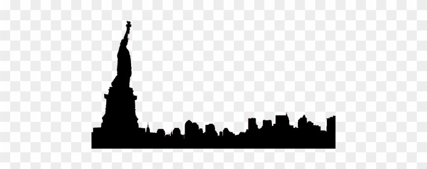 New York City Silhouette Clip Clipart Panda Free - Skyline Black New York #286164