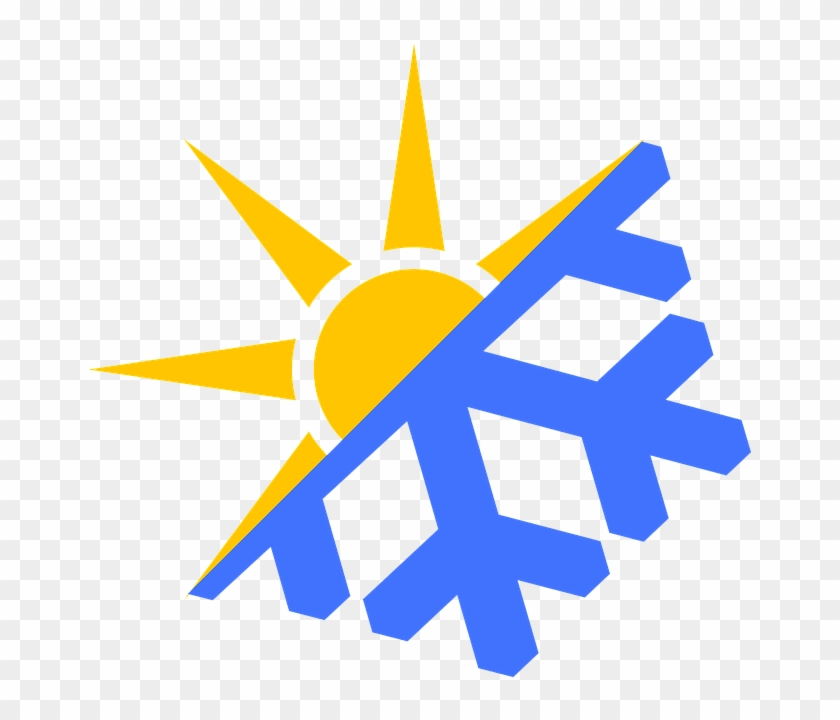 Cold, Crhistmas, Forecast, Freeze, Freezer, Ice, Meteorology, - A C Heat Symbol #286261