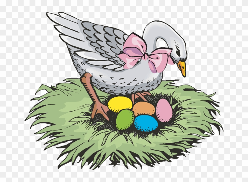 Owl Nest Clipart - Duck On Eggs Clipart #286258