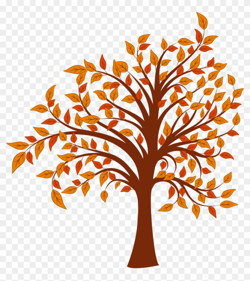 Fall Trees Clipart - Cute Fall Tree Clipart #286299