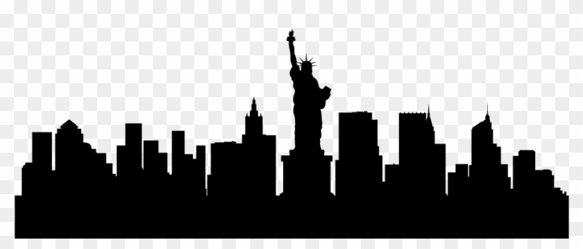 New York City Png Skyline Transparent New York City - New York Skyline Silhouette #286419