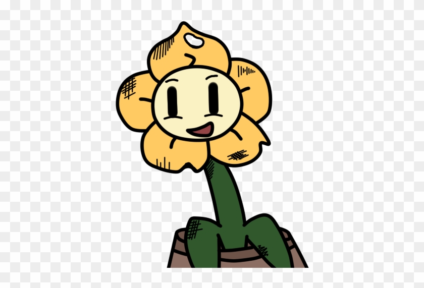 Undertale Flowey Art, flicker transparent background PNG clipart