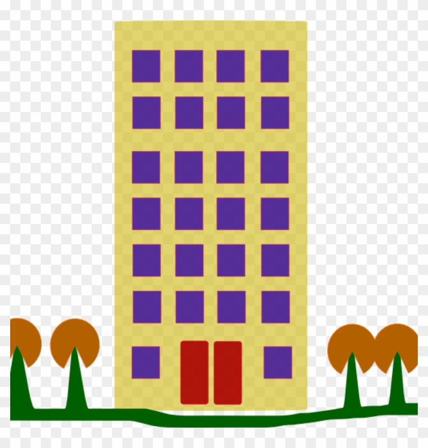 Building Clipart School Building Clipart Free Clipart - Block Of Flats Clipart #286475