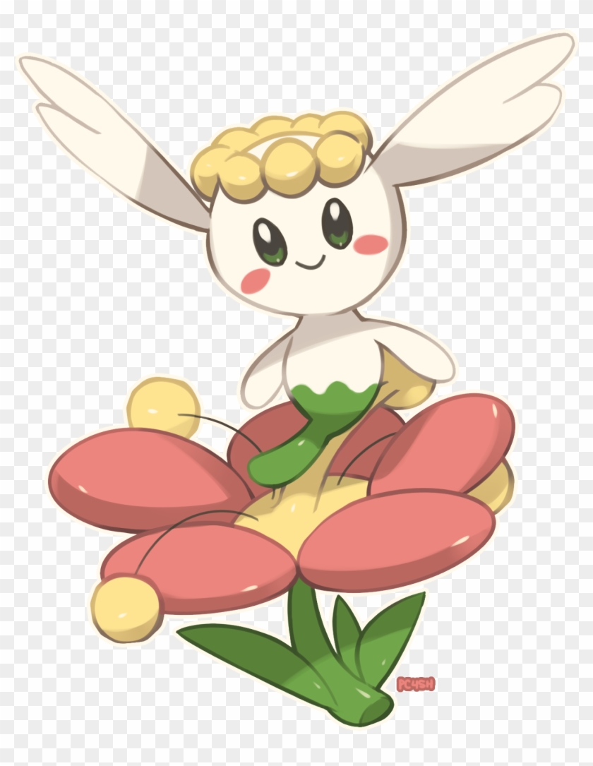 Pokémon X And Y My Pokémon Ranch Pikachu Flower Plant - Floette #286521