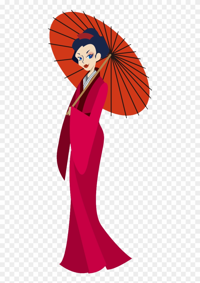 Pin Chinese Woman Clipart - Japanese Lady Clipart #286525