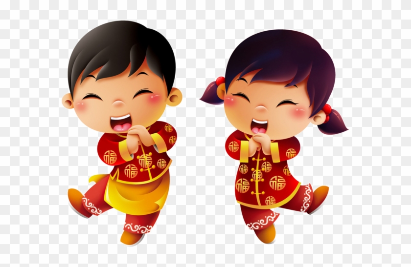 Personnages, Illustration, Individu, Personne, Gens - Chinese Lion Dance Clipart #286534