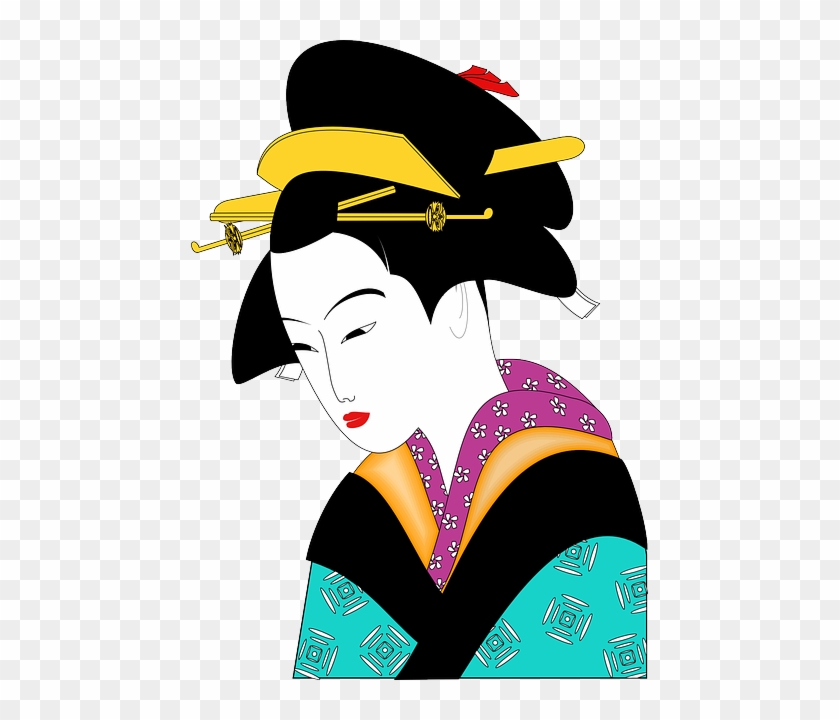 Geisha, Woman, Asian, Japanese, Chinese - Japanese Journal: Lined Journal Notebook #286539