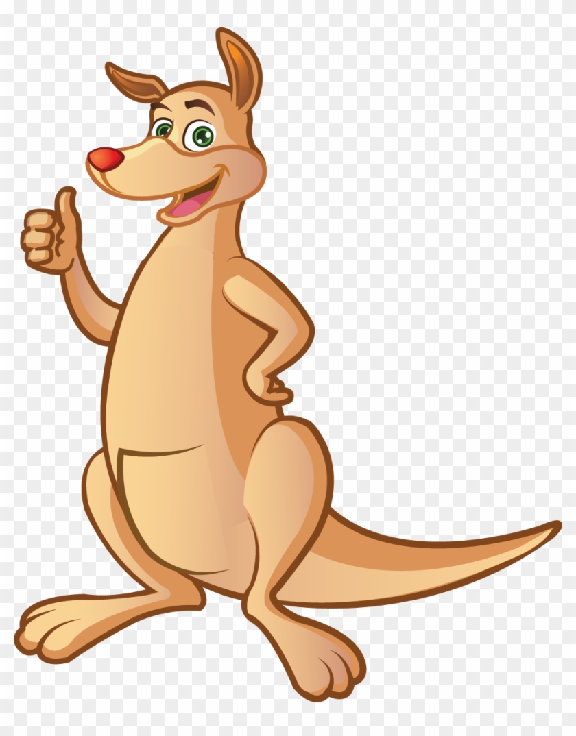 Christmas Kangaroo Clipart Free Merry Christmas Image - Cartoon Kangaroo Png #286552