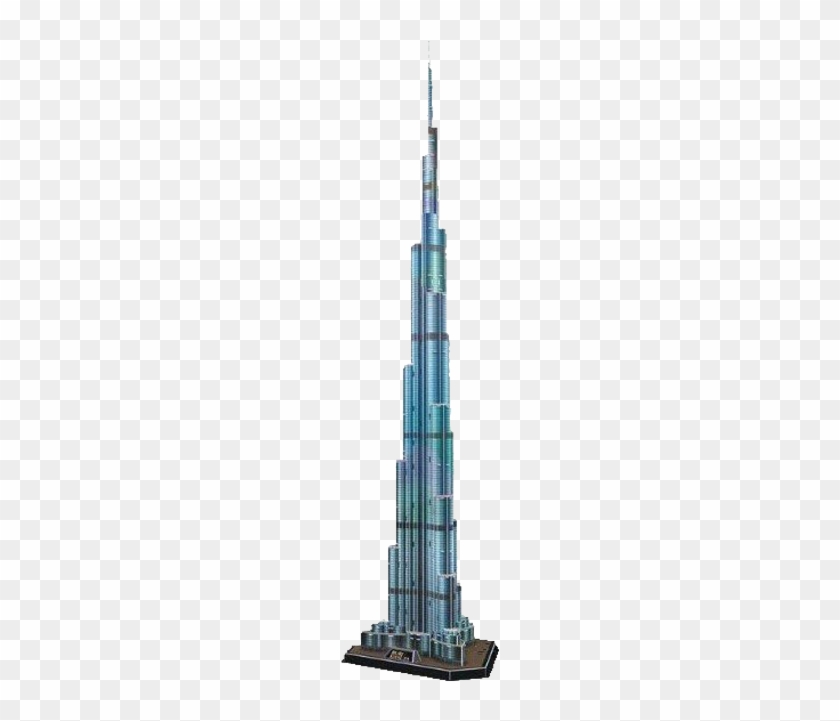 Empire State Building Blueprint For Kids - Cubic Fun 3d Puzzle - Burj Khalifa (dubai) (136 Pieces) #286579