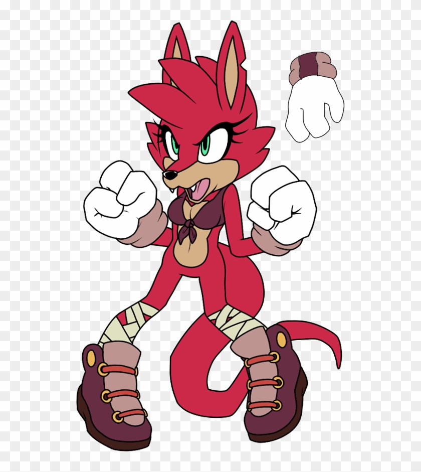 Ruby The Kangaroo By Starcanyon - Sonic Fan Characters Kangaroo #286580