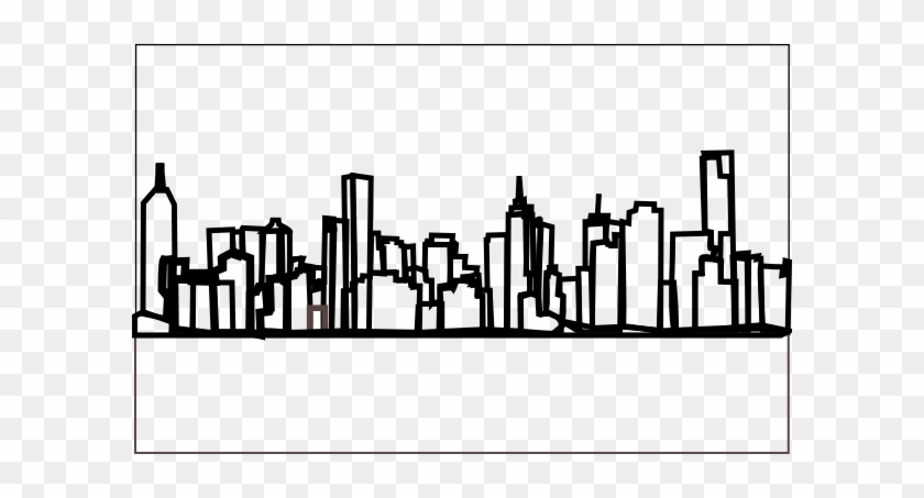Skyline Clip Art - New York Skyline Drawing #286644