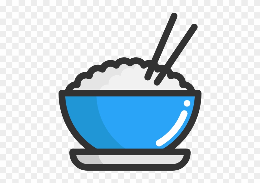 Bowl Icon - Cartoon Bowl Of Rice #286679