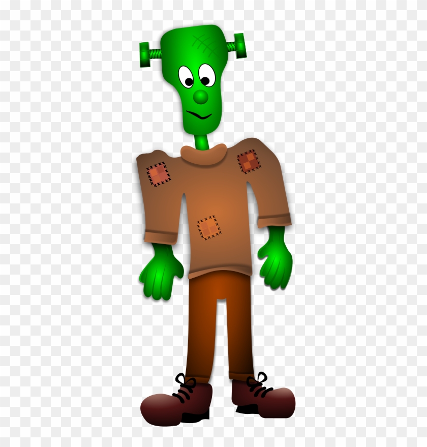 Cute - Haunted - House - Clipart - Cartoon Image Of Frankenstein #286687