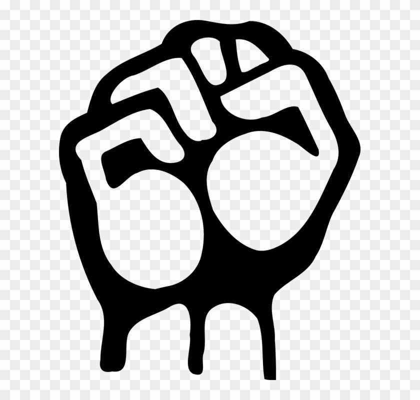 Fist Clipart Government Power - Raised Fist Png #286726