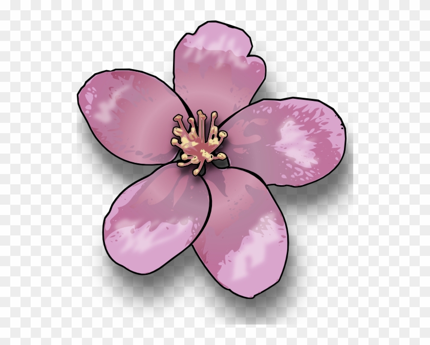 Apple Blossom Clip Art - Flower Of A Tree Clipart #286756