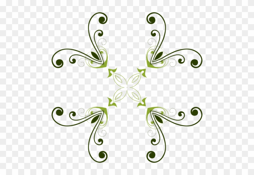 Floral Geometric Pattern Vector Illustration - Flower Design #286767