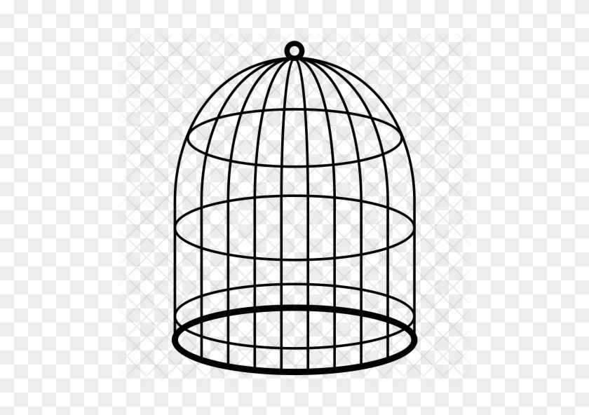 Cage Icon - Bird In Cage Png #286837