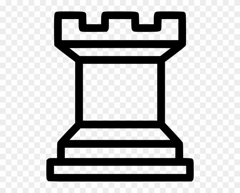 White Rook Png Clip Art - Torre Jogo De Xadrez - Free Transparent