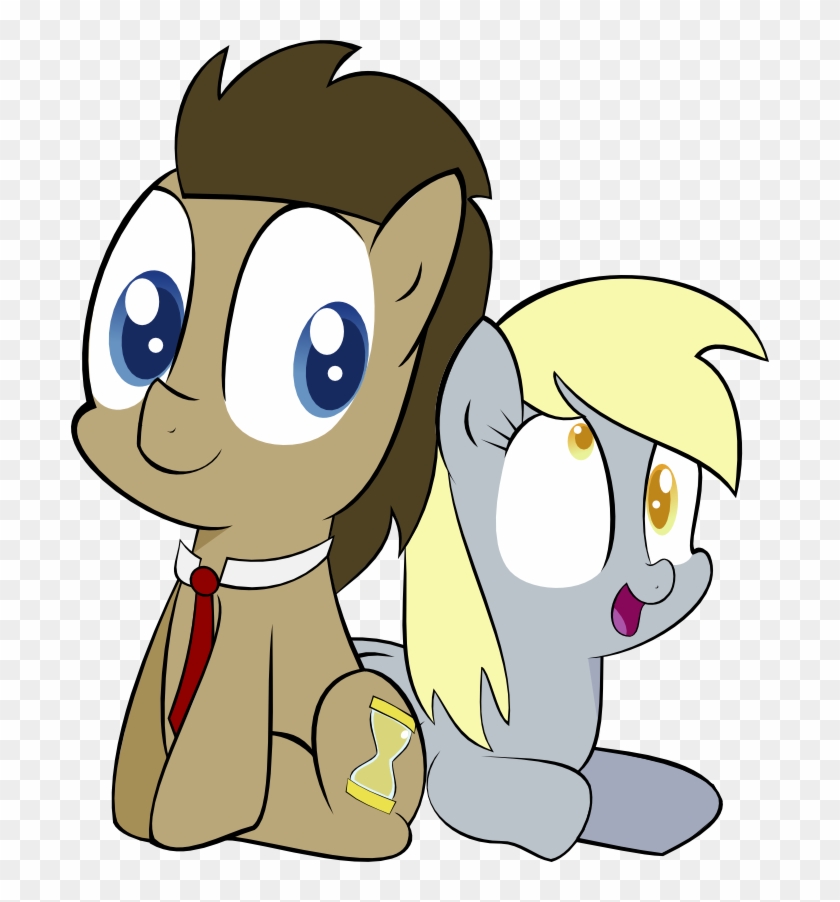 Derpy And Doctor Whooves Foals By Cartoonist-girl On - Derpy Hooves #287035