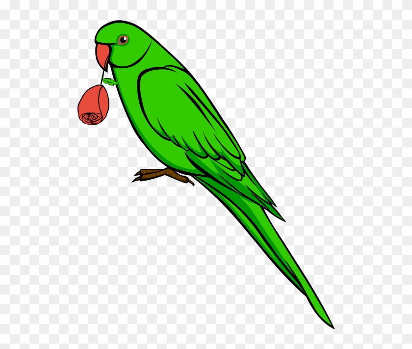 Clip Art Love Bird Parrot - Parakeet #287054