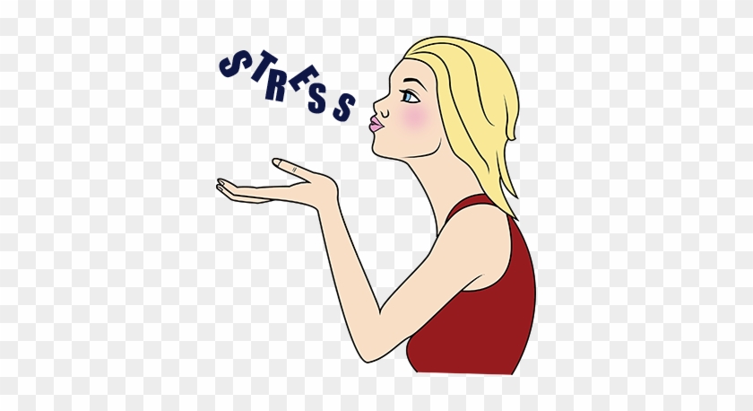 Relief Is - Stress Free Girl Cartoon #287064