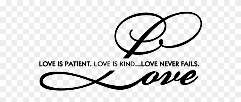 Love Is Patient Love Is Kind Bible Verse Tattoos Image - Hilton Head Lakes Logo #287088