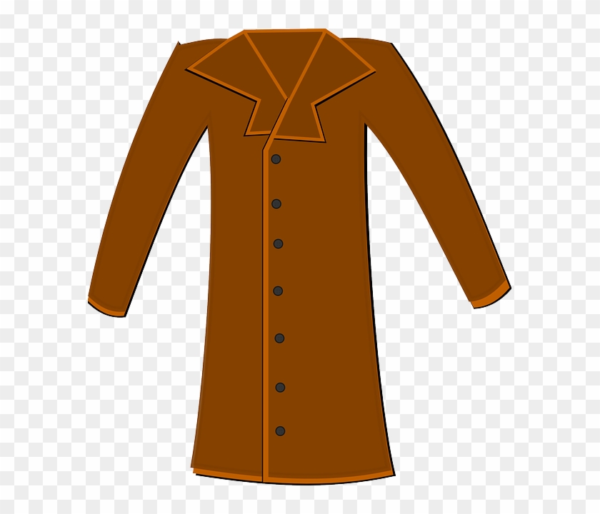 Cartoon Coat Clipart - Long Coat Clipart #287117