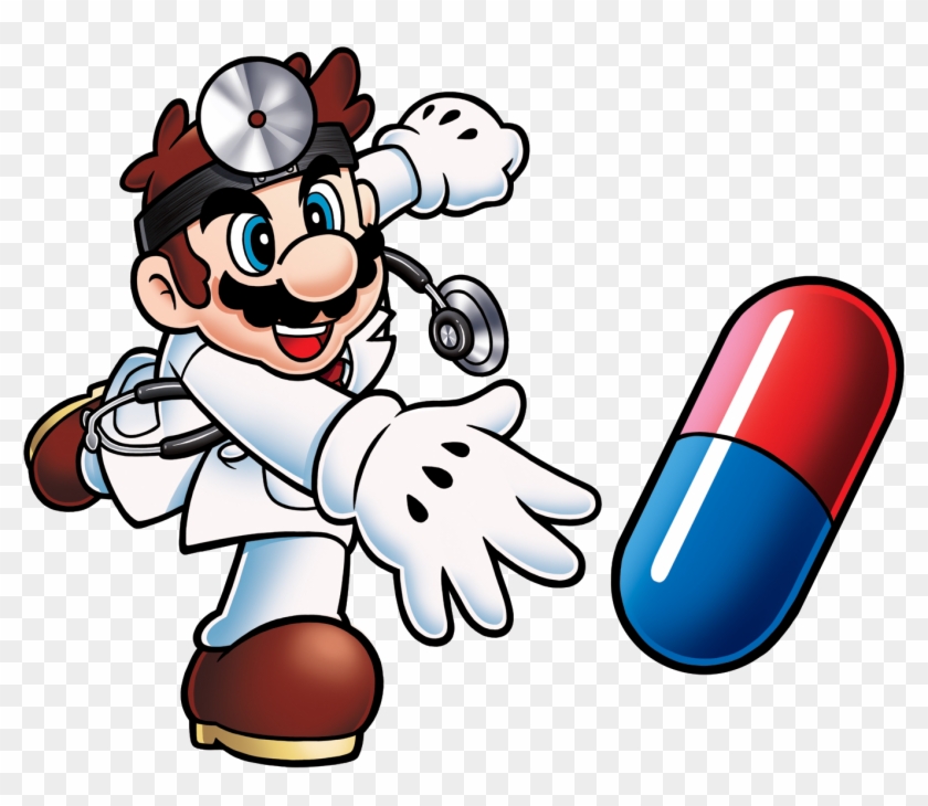 Don't Let His Stethoscope, Medical Chart And Lab Coat - Dr Mario #287150