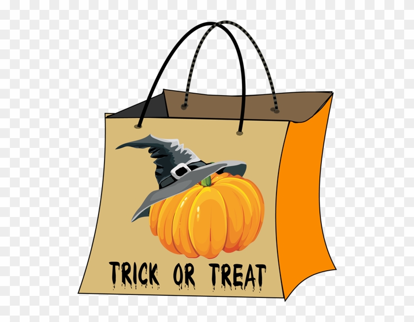 Halloween Bag Clip Art - Trick Or Treat Bag Clip #287192