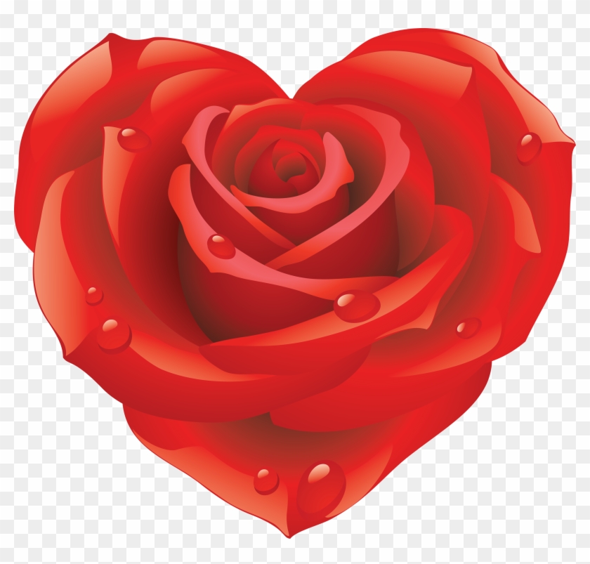Red Flower Clipart Different Flower - Png Rose #287248