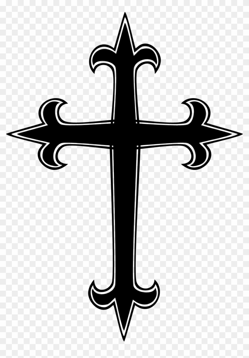 Gothic Clipart - Gothic Cross #287358