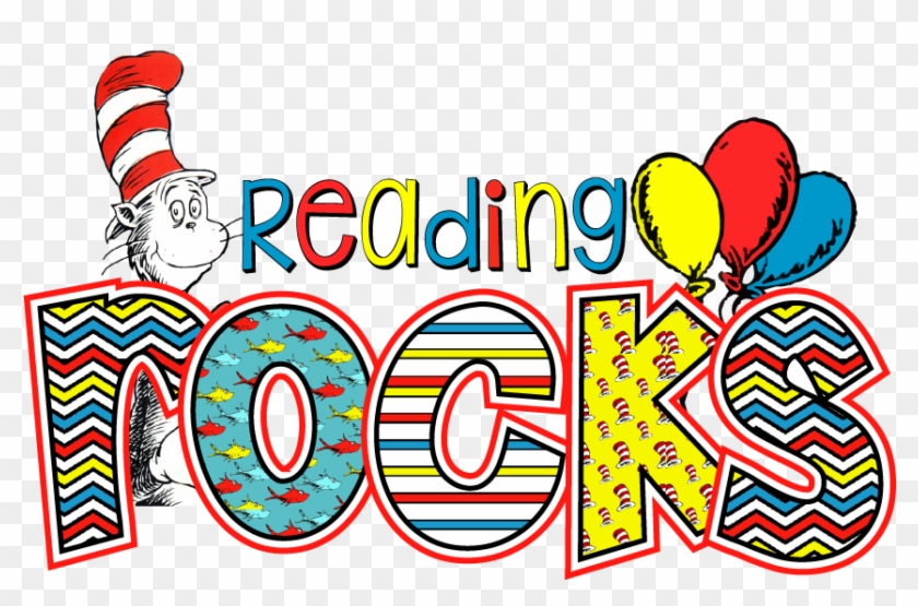 Reading Rocks Clipart - Cat In The Hat #287399