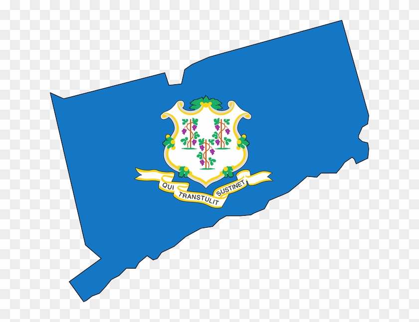 America Flag, Outline, States, State, United, America - Flag, Connecticut State Flag, 4'x6' Nylon #287424