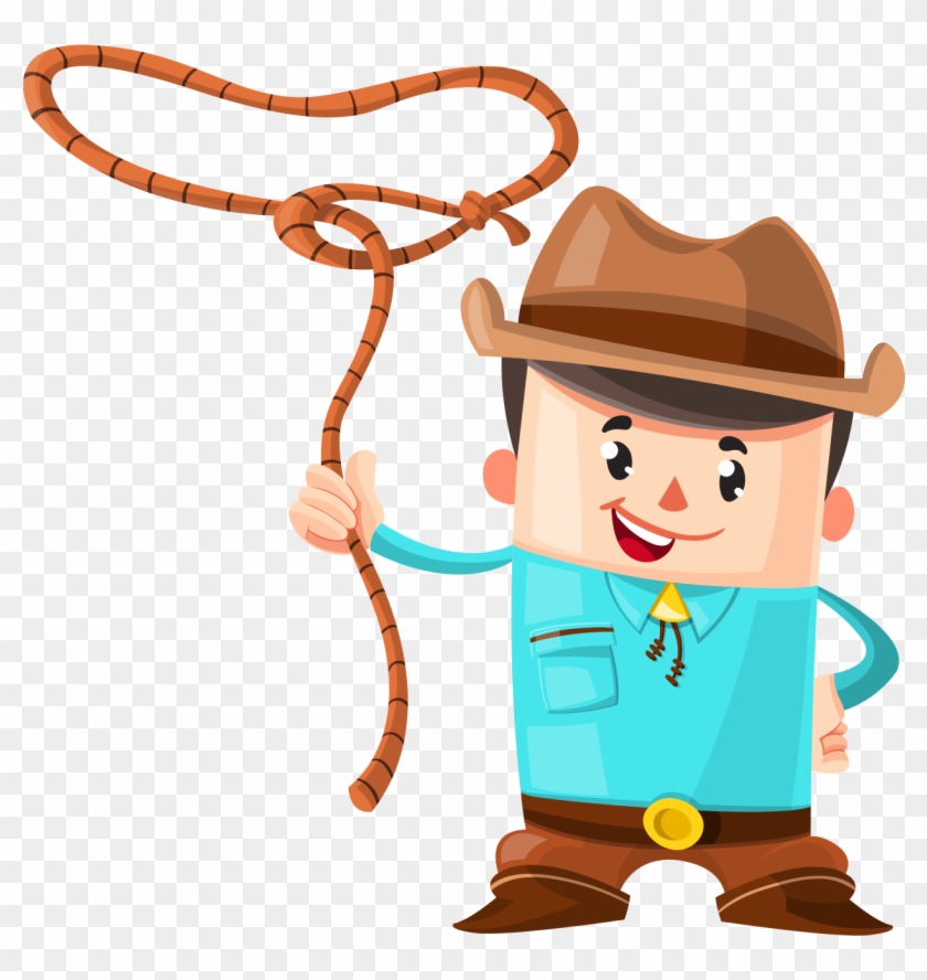 Cowboy Vector Png Image - Cowboy Vector #287466