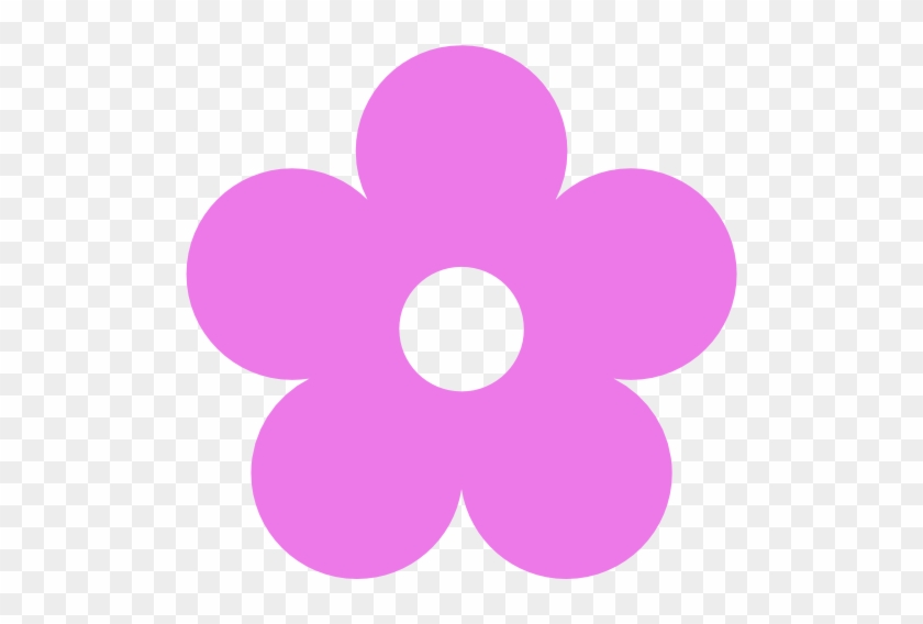 Retro Flower Cliparts - Colored Flower Clipart #287476