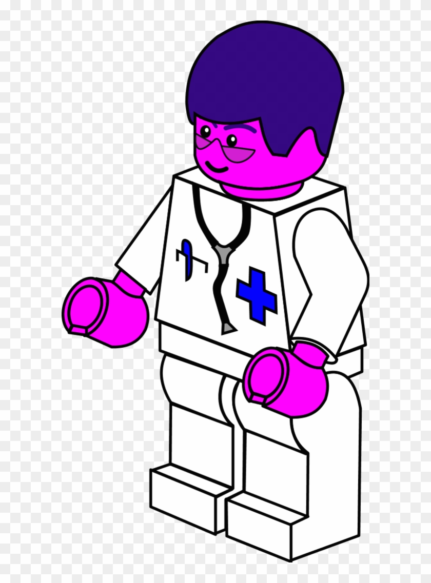 Lego Town Doctor - Lego Coloring Pages #287489