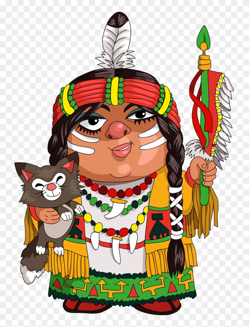 Clip Art - Indian Tribe Cartoon #287499