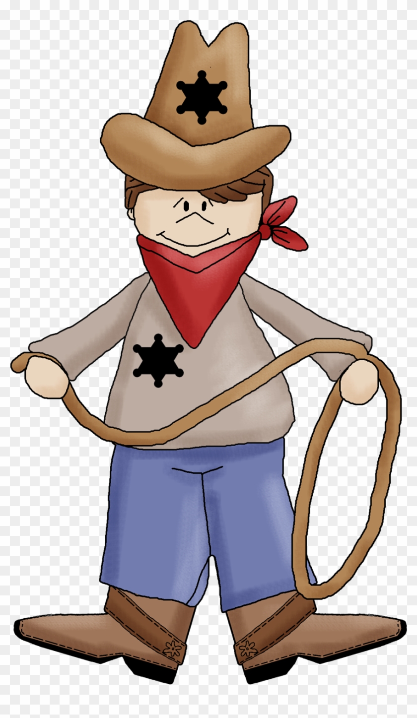 Funny Clipart Cowboy - Cartoon #287522