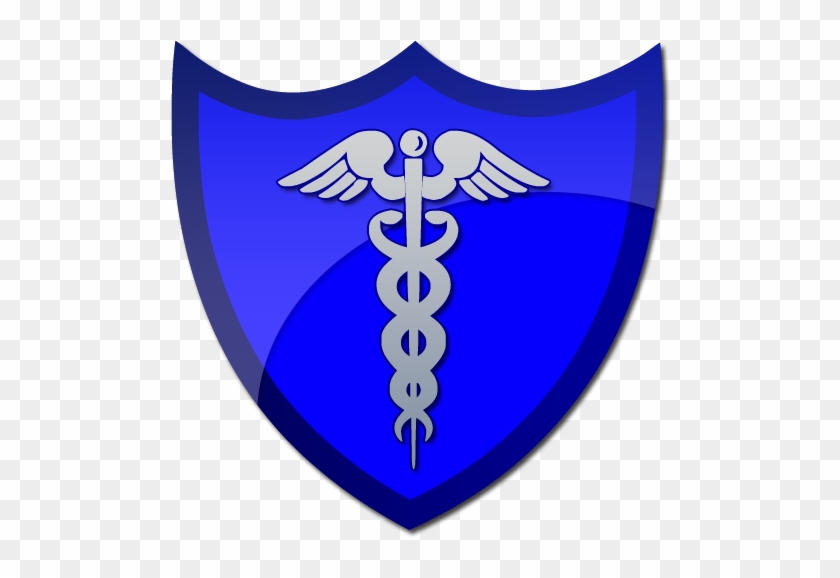 Caduceus Symbol Blue Shield Clip Art - So, You Want To Be A Physician #287550
