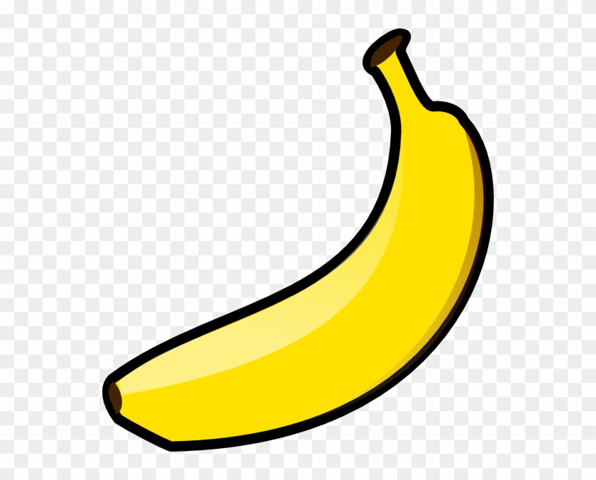Banana Clip Art At Clker Com Vector Clip Art Online - Banana Clipart #287552