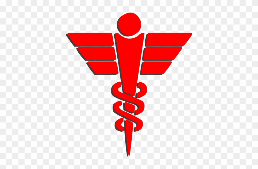 Red Caduceus Symbol - Caduceus Red #287558