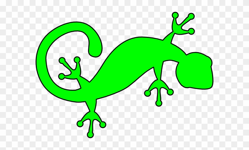 Bright Green Gecko Clip Art At Clker Com Vector Clip - Gecko Clip Art #287564